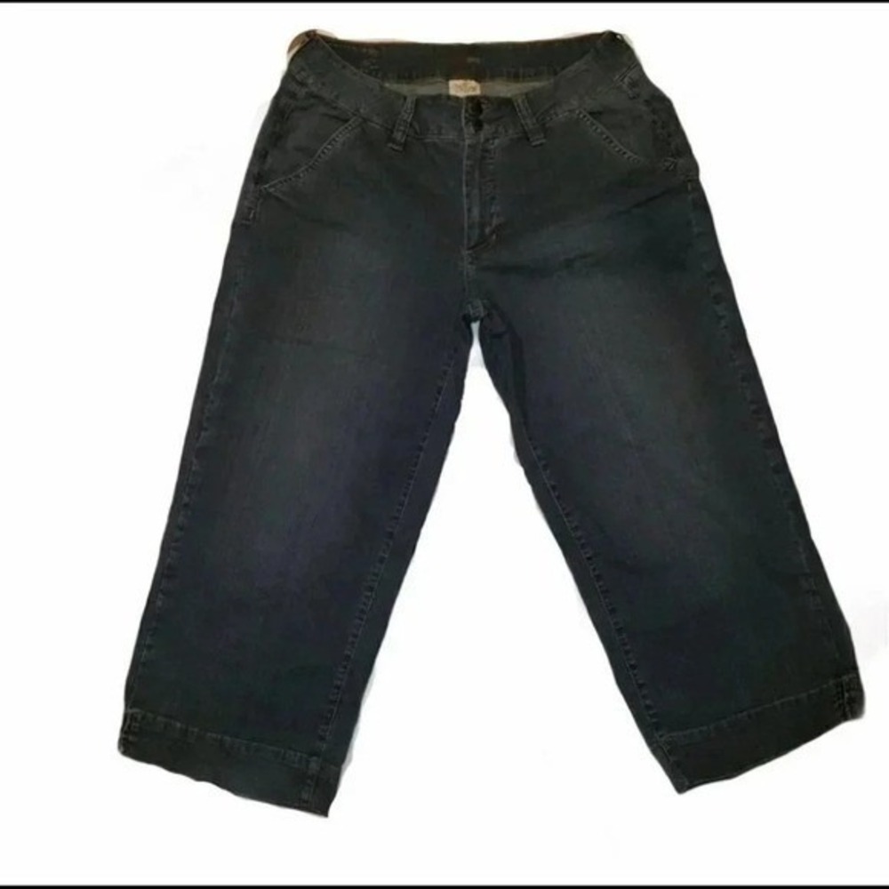 Vintage Worn (Nordstrom) 14 black‎ denim capris
